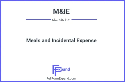 Full form of M&IE