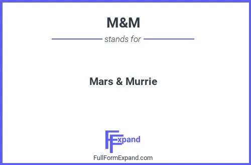 Full form of M&M