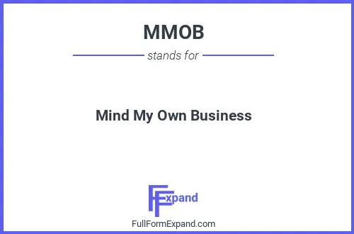 Full form of MMOB