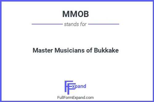 Full form of MMOB
