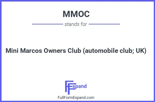 Full form of MMOC