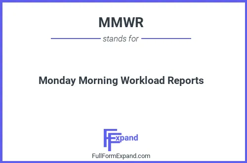Full form of MMWR