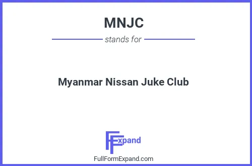 Full form of MNJC