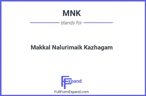 Full form of MNK