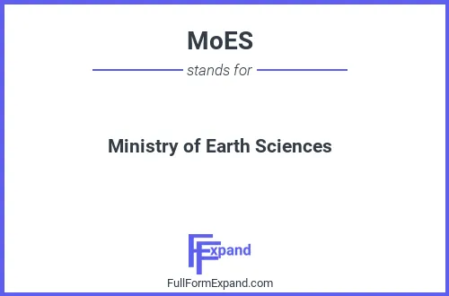 Full form of MoES