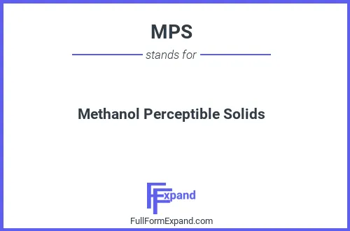 Full form of MPS