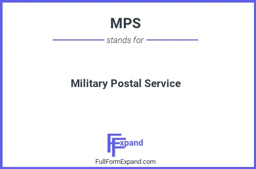 Full form of MPS