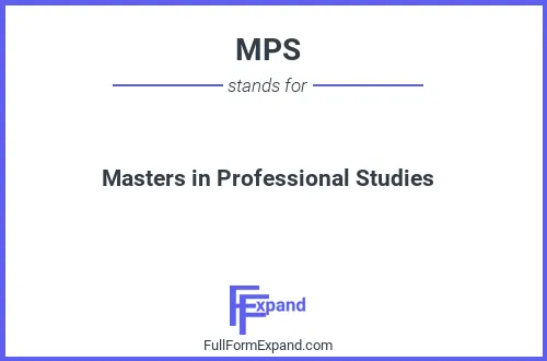 Full form of MPS