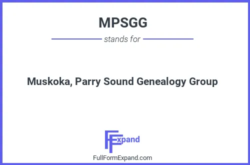 Full form of MPSGG