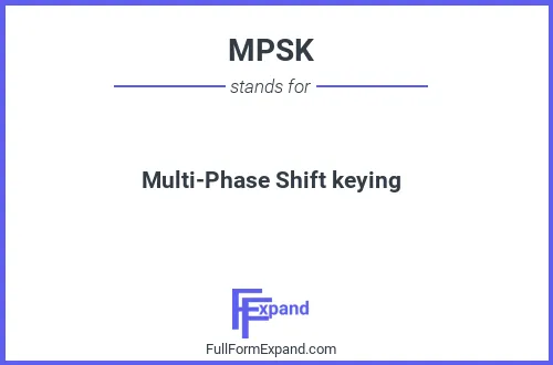 Full form of MPSK