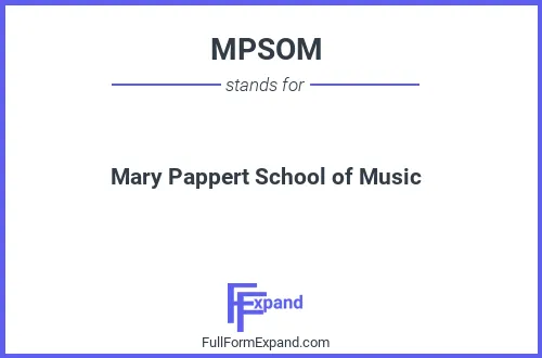 Full form of MPSOM