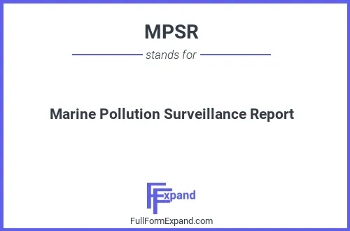 Full form of MPSR