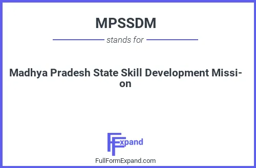 Full form of MPSSDM