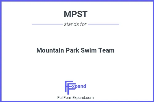 Full form of MPST