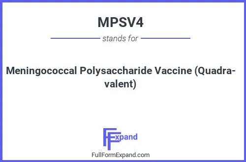 Full form of MPSV4
