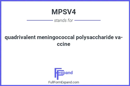 Full form of MPSV4