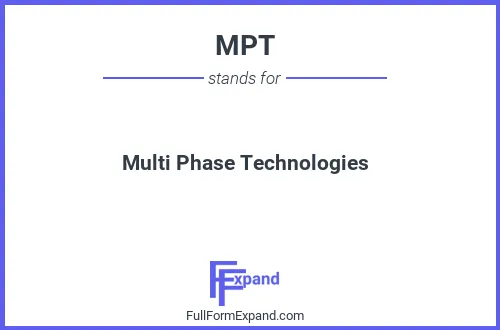 Full form of MPT
