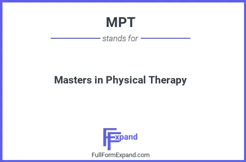 Full form of MPT