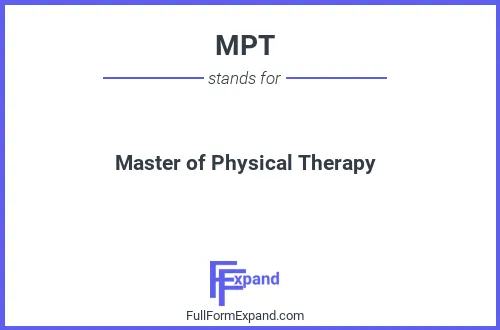 Full form of MPT