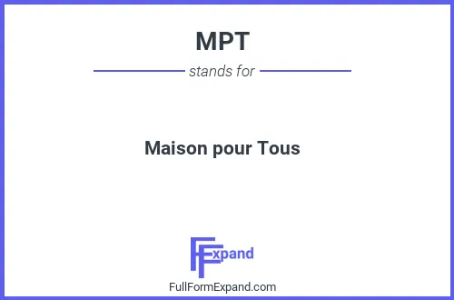 Full form of MPT