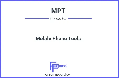 Full form of MPT