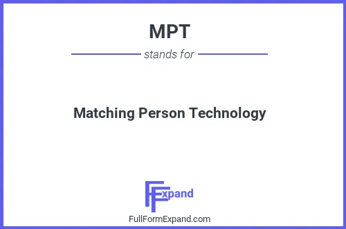 Full form of MPT