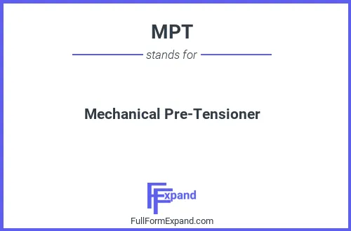 Full form of MPT
