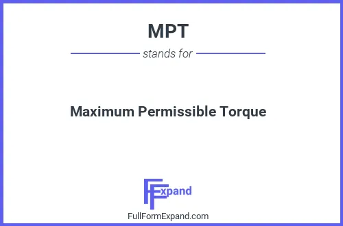 Full form of MPT