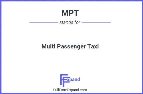 Full form of MPT