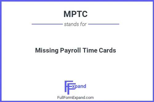Full form of MPTC