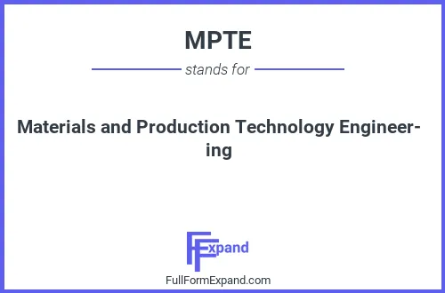 Full form of MPTE