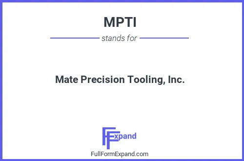 Full form of MPTI