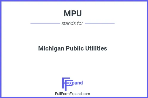 Full form of MPU