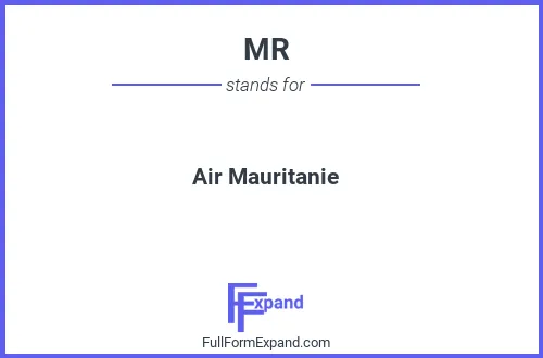 Full form of MR