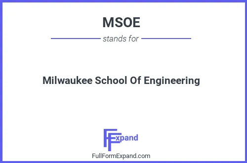 Full form of MSOE