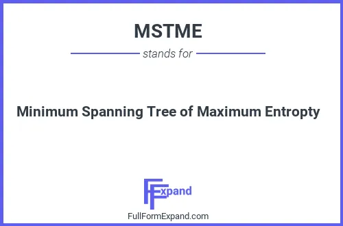 Full form of MSTME