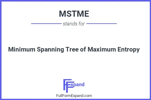 Full form of MSTME