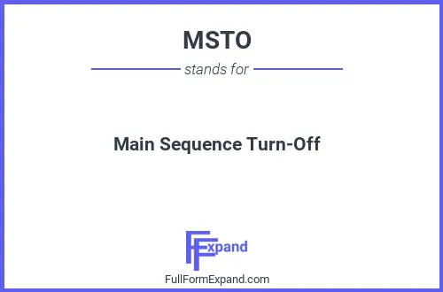 Full form of MSTO