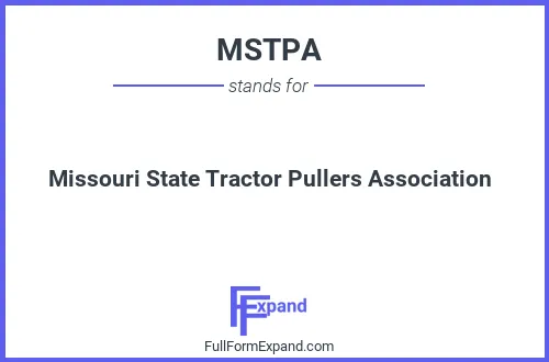 Full form of MSTPA