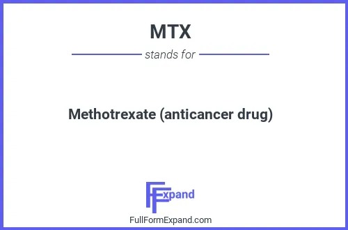 Full form of MTX
