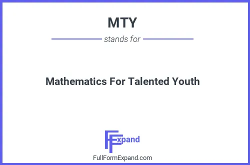 Full form of MTY