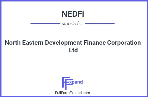 Full form of NEDFi
