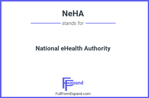 Full form of NeHA
