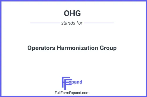 Full form of OHG