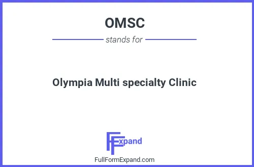 Full form of OMSC