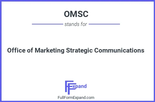 Full form of OMSC