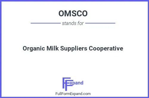 Full form of OMSCO