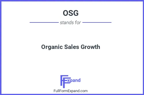 Full form of OSG