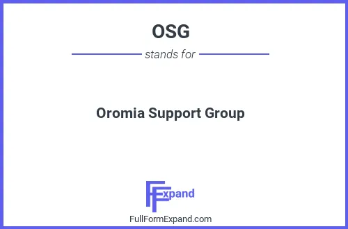 Full form of OSG