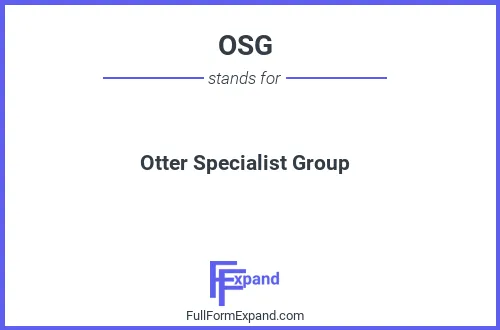 Full form of OSG